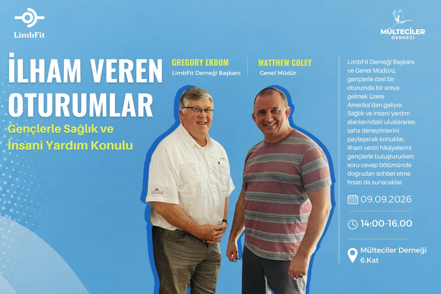 Gençlerle Sağlık ve İnsani Yardım Konulu İlham Veren Oturum